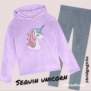BCBG Girls Plush Sequin Unicorn Set
